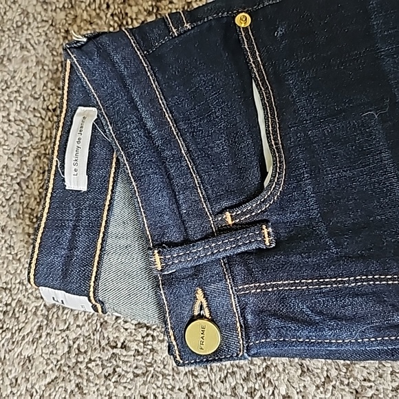 STUNNING FRAME DARK SKINNY LE SKINNY DE JEANNE JEANS - Picture 11 of 13
